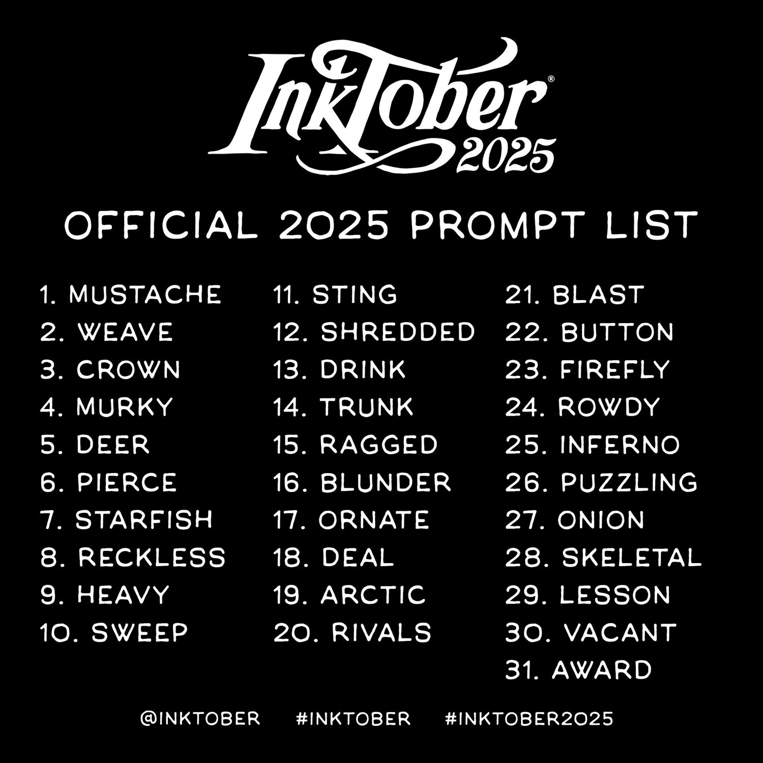 La liste officielle des mots 2025